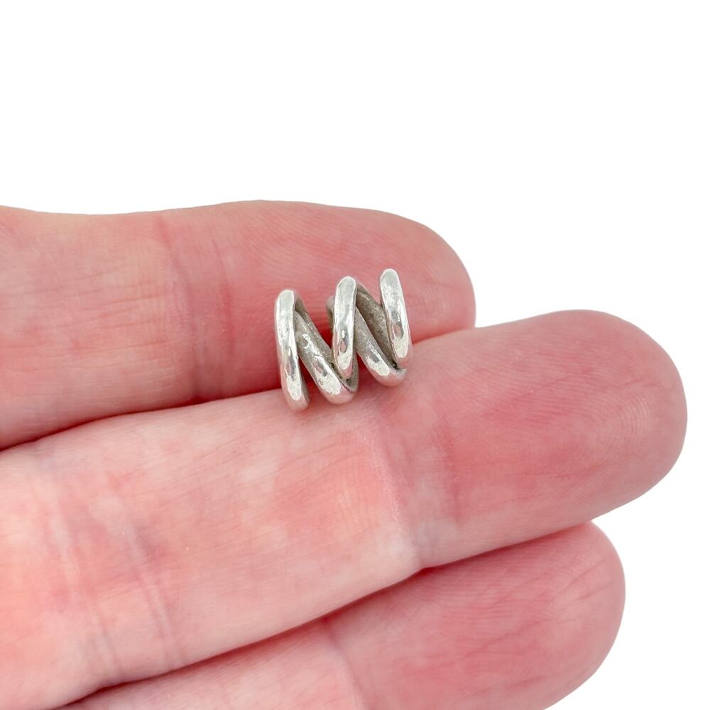 Vintage Sterling Silver 925 Spiral Wrap Charm
